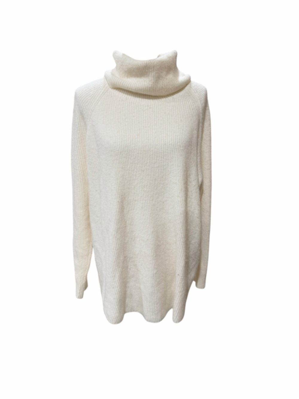 Women's LOFT White Cowl Neck Sweater Size L